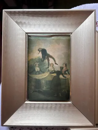 3 Cuadros Decorativos Dorados