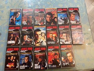 Lote 17 Películas VHS James Bond 007