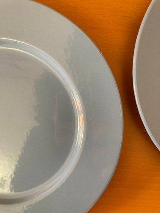 10€ por conjunto de 6 platos llanos azules