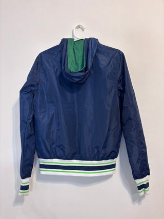 Chaqueta Reversible Azul y Verde Talla S