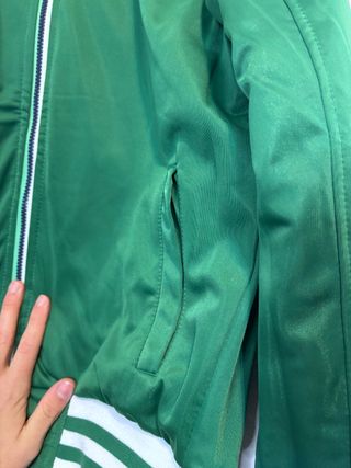 Chaqueta Reversible Azul y Verde Talla S