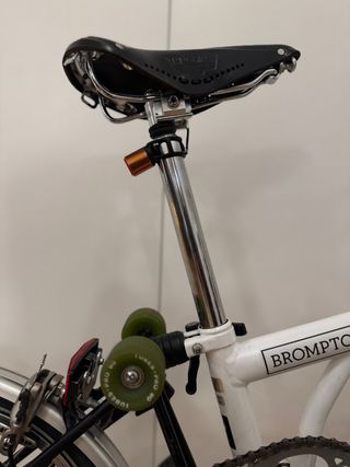 Bici Plegable Brompton Blanca
