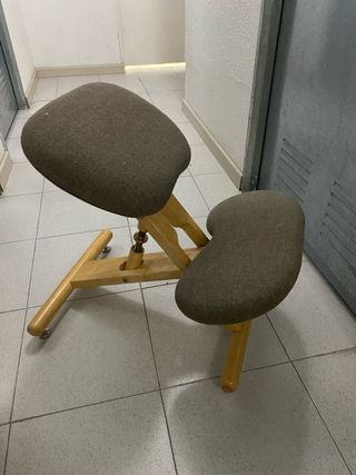 Silla ergonómica estudio/trabajo madera
