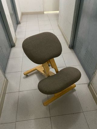 Silla ergonómica estudio/trabajo madera