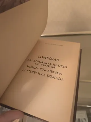 Libro Shakespeare Comedias II