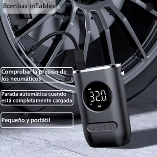 Compresor inalámbrico portátil coche 2 boquillas