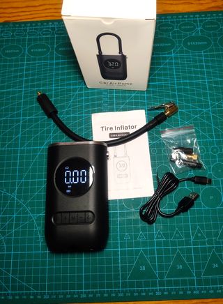 Compresor inalámbrico portátil coche 2 boquillas