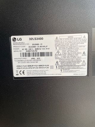 Televisión LG 32 pulgadas