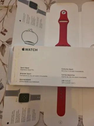 Correa Apple Watch Roja Nueva