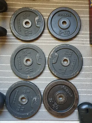 Discos de pesa Domyos 1 kg (28 mm)