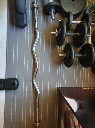 Discos de pesa Domyos 1 kg (28 mm)