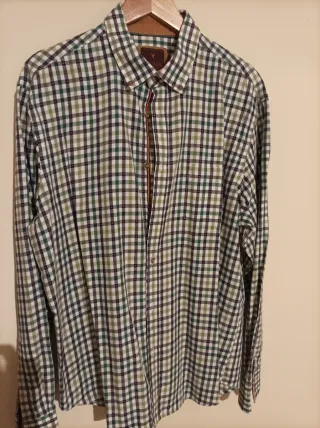 Camisa de caballero cuadros