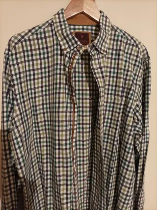 Camisa de caballero cuadros