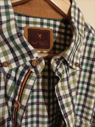 Camisa de caballero cuadros