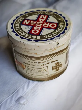 Lata metálica Orsan Apósitos Esterilizados