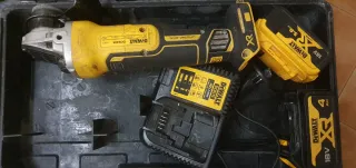 Radial a batería DeWalt 18V + 2 baterías + cargado