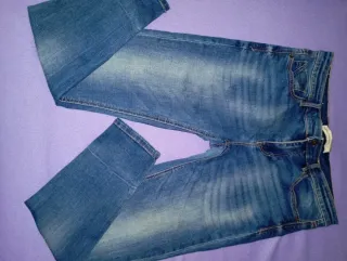 Pantalón vaquero mujer azul