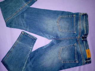 Pantalón vaquero mujer azul