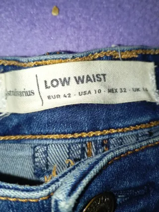 Pantalón vaquero mujer azul