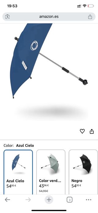 Sombrilla Bugaboo azul