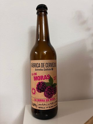 Botella Estrella Galicia Las Moras Vacía