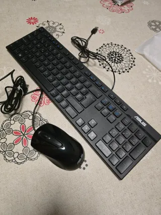 Teclado y Ratón Asus Negro