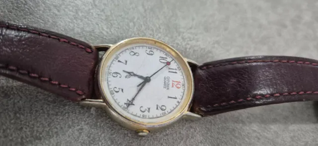 Orologio Citizen Vintage Pelle Marrone Oro