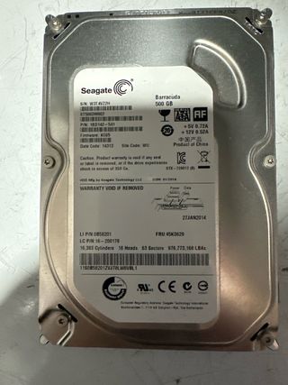Hard Disk 3.5 500GB Seagate Barracuda 7200 rpm