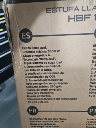 Estufa HBF100