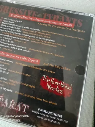 Aggressive Tyrants - The Gore Grind Nineties CD