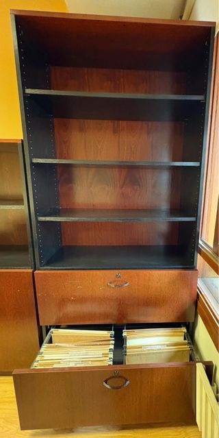 Mueble de oficina madera y metal