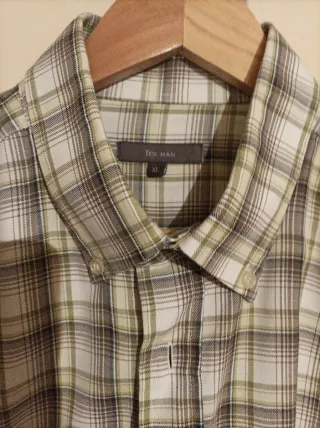 Camisa de caballero a cuadros