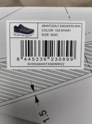 Zapatillas Ecoalf Abantosalf Hombre Negro/Verde