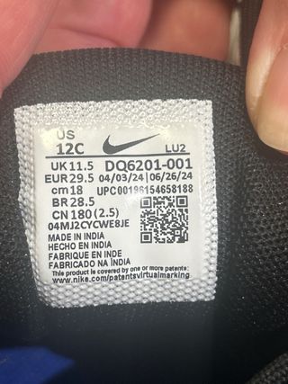 Nike Air More Uptempo Zapatillas 29,5