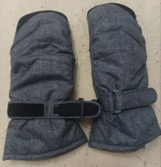 Manoplas de esquí grises talla L