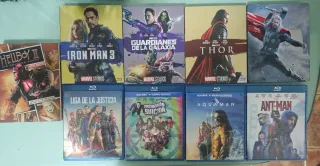 Blu-ray Marvel y DC