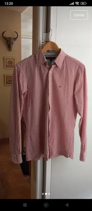Camisa Tommy Hilfiger manga larga talla S
