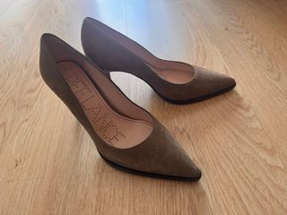 Zapato tacón Free Lance Kaki