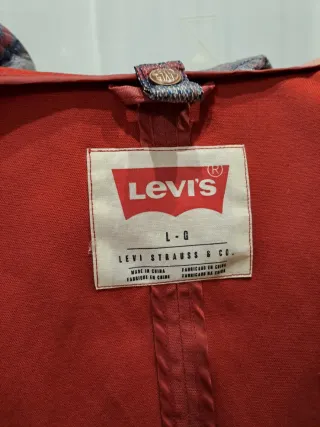 Parka Levi's 2 piezas T-L Roja