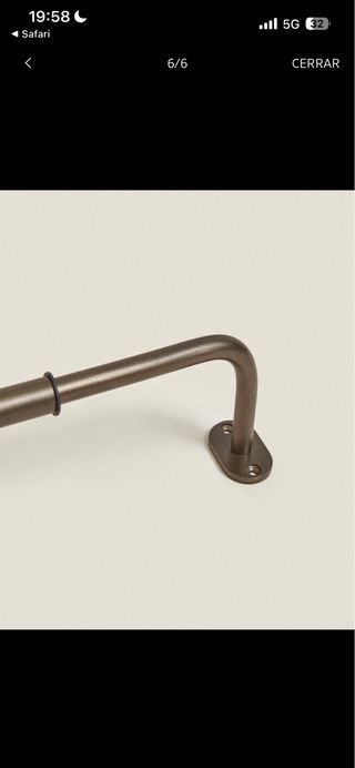 Barra cortina extensible Zara Home