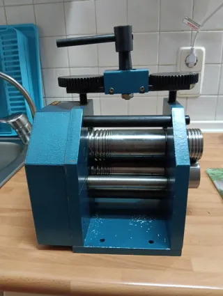 Laminadora Joyería 3 en 1 Metales