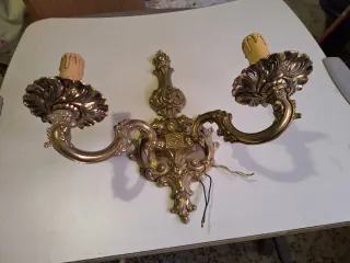 Apliques de bronce vintage (2 unidades)