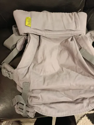 Mochila portabebés Boba gris