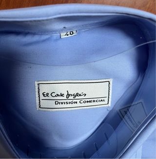 Camisas El Corte Inglés Azul Hombre Nuevas