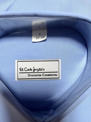 Camisas El Corte Inglés Azul Hombre Nuevas