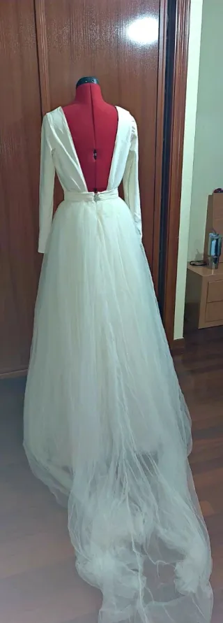 Vestido Novia Hecho a Mano