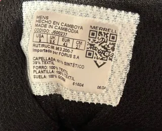 Zapatos Montaña Merrell Talla 41 Impermeables