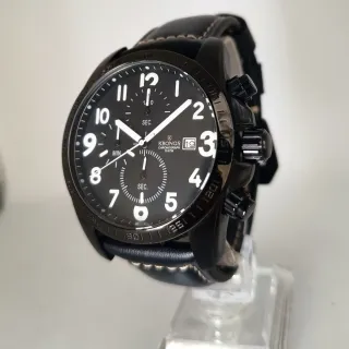 Reloj Kronos Cronógrafo Negro