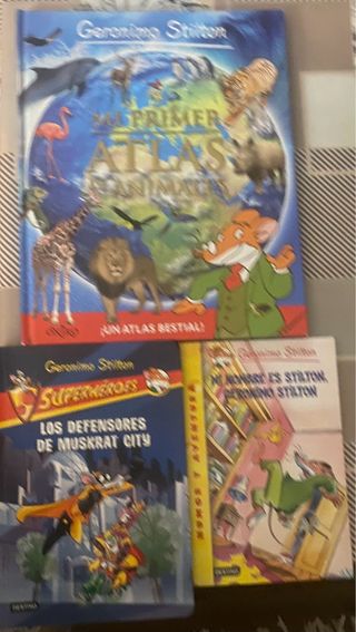 Pack 3 libros Geronimo Stilton