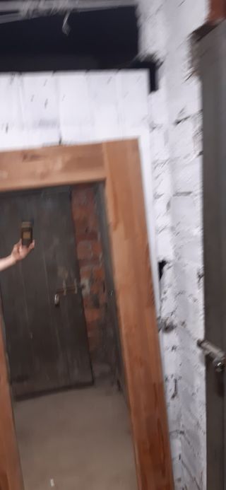 Specchiera in legno e vetro